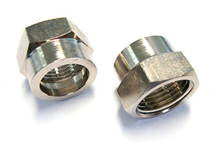 304 stainless steel Metric female hydraulic hexagonal nuts for hose fittings