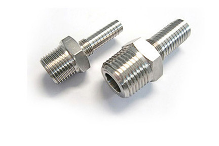 Stainless steel swivel hose barb fittings